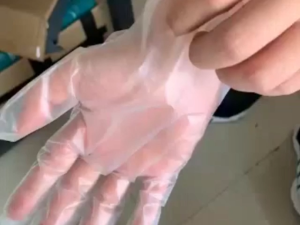 100pcs/box  TPE Food Grade Gloves Clear Latex Free Gloves  for Kitchen Cooking Cleaning