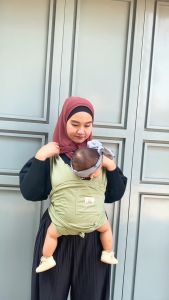 DIABABYKU Gendongan Bayi Instan M Shape 3 in 1 Premium Warna Basic