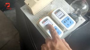 Bộ bảo vệ sạc ắc qui pin Lithium xe điện tự động tắt công tắc thời gian sạc ổ cắm chống quá tải