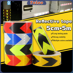 Talao 5cm*5m Reflectorized Tape Warning Tape For Bicycle Truck Car Exterior Decoration Accessories