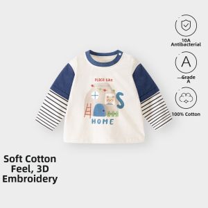TONGLIANCHUXIN | Cotton Long Sleeve T-Shirt for Boys