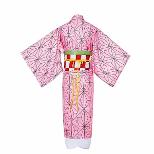 Tanjirou Cos Costume Five Piece Set Nezuko Cos Costume Seven Piece Set Demon Slayer Cosplay Costume Halloween Cosplay Costume