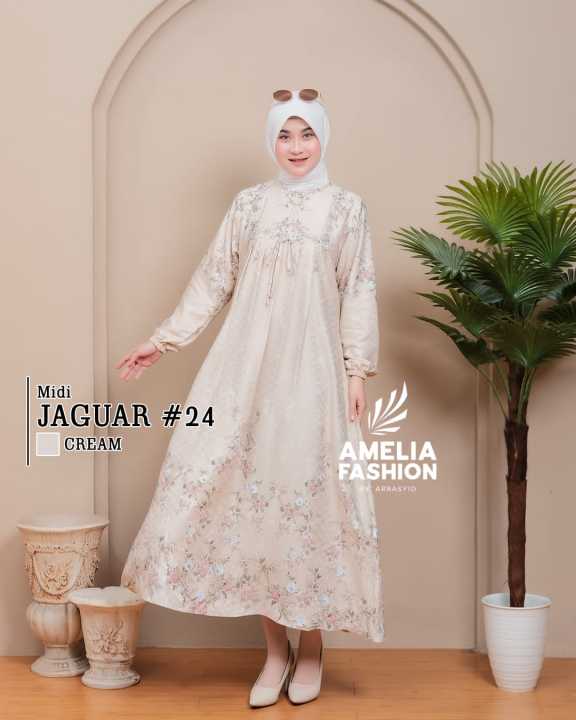 MIDI JAGUAR BY AMELIA FASHION/MIDI DRESS MOTIF JAGUAR/OOTD BUSANA MUSLIM TERBARU Dress Lengan Panjang Midi Dress Muslim One Size - Lazada | Lazada Indonesia MIDI JAGUAR BY AMELIA FASHION/MIDI DRESS MOTIF JAGUAR/OOTD BUSANA MUSLIM TERBARU Dress Lengan Panjang Midi Dress Muslim One Size - Lazada | Lazada Indonesia