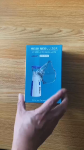 Omron  Nebulizer Ultrasonic MESH เครื่องพ่นละอองออกซิเจน ขนาดพกพา ระบบอัลตร้าโซนิค เครื่องพ่นยาและช่วยหายใจ หายใจสะดวก โล่งคอ รับประกัน 5 ปี
