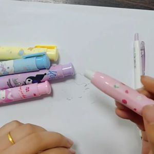 Payoe Childrens Eraser Press Eraser Cartoon Cute Stationery for Primary School Students Pencil Press Type Eraser Cartoon Eraser Replenis rubber rubbing