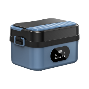 Wireless Electric Hot Meal Box Built-in Battery 18000mAh Portable Heating Meal Box Inner Liner 1500ML Fast Heating