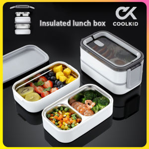 304 stainless steel insulated lunch box - portable and easy to carry for meals