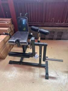 Leg Extension and Leg Curl Machine Adjustable Plate Loaded Lower Body Special Leg Machine Rotary Specialty Weight Machine Develops Waist Quads and Hamstrings 660LB Commercially Rated