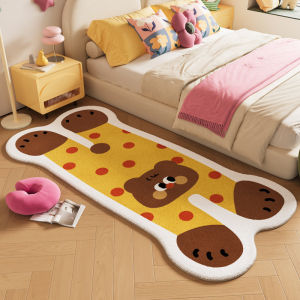 VIKAMA Flat-Weave Cartoon Animal Rug—Soft and Non-Slip Perfect for Walk-In Closets Bedrooms and Entryways as Home Decor