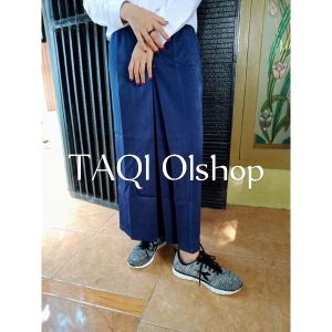 Rok Span Pramuka SMP SMA Belah Tengah Satu Pinggang Karet