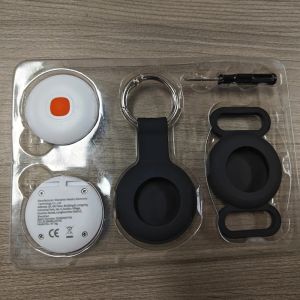 Wesolvet Waterproof Smart Tracker - Google Find Hub GFN Certified IP67 Pet Finder with Silicone Strap Find My Location Compatible for Samsung Android Pet Collar Keys Wallet Car Luggage Battery Lasts Up to 1 Year Anti-Lost