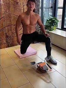 2-in-1 Dual Wheel Abdominal Exercise Roller Non-slip Stable Fitness Equipment Home Gym Belly Shaping Core Trainer For Beginners