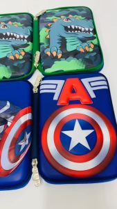 iSchoolDy Kids Elsa Anna Dinosaur Roblox Kids Eva Multi Function Pencil Case 卡通多功能大笔盒