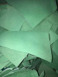 Scrap Leather Cowhide Small Cut Thick 2kg per lot