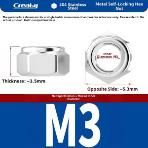 Creaby | Stainless Steel Lock Nut