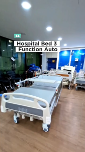 [Same-Day Delivery] Hospital Electric Bed 3 Function Auto FREE Mattress+Table - MDA Approved