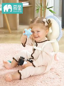 Oldlaiben Baby Backpack Protection Pillow Infant Learning Walking Head Protection Cushion Bantal Perlindungan