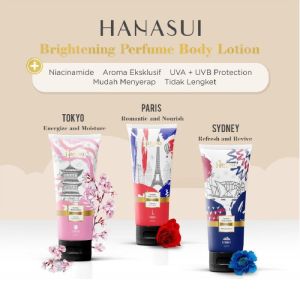 Hanasui Brightening Perfume Body Lotion: Perawatan Kulit untuk Kering & Pemutih