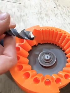 AKIRO HOME Malaysia Angle Grinder Drill Bit Sharpener 24 Holes 2mm-13mm Mata Gerudi Tajam Asah Mata Bor DIY Sharpening Repair Tool 磨钻器