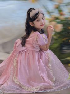 Court Style Little Girl Ariel Princess Birthday Dress