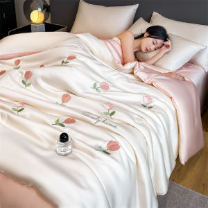 YANYANGTIAN | Cool Sensation Lightweight Summer Quilt Set for Double Use