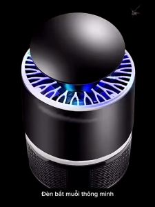 Đèn Bẫy Vợt Muỗi Công Nghệ Đèn LED Kiêm Đèn Ngủ Nguồn USB - Máy Bắt Muỗi Điện Quang Thu Hút Diệt Côn Trùng Thông Minh