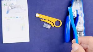 NetCraft RJ45 RJ11 Pass Through Crimper Tool Crimping Tool for CAT7/CAT6A/CAT6/CAT5 Modular Plugs Crimp Tools
