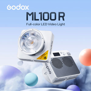 Godox ML100R Full-Color LED Video Light RGB 1800K-10000K Portable Pocket Fill Light App Control 14 Effects For Outdoor Shoot Photography Live
