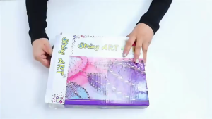 Anakkid---DIY String Art Kits Beautiful Nail Craft Colorful Color Children Adult Stay At Home Creative Wood Decor