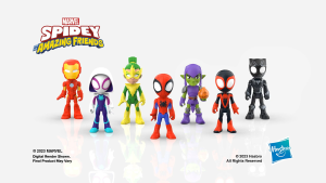 Marvel Spidey and His Amazing Friends Hero Figure 4-Inch Action Figure with Accessory Super Hero Toys For Kids Ages 3 and Up