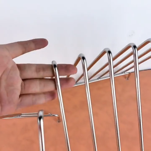 Stainless Steel Thickened Cutting Board Stand Kitchen Storage Rack Simple Modern Home Ground Standing Shelf