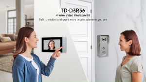 Anlian Tuya Video Intercom Video Doorbell 4-Wire 7 inch with Camera 1080P Night Vision Smart Video Doorbell Door Intercom D3