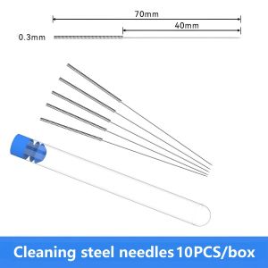 other | 10PCS 3D printer nozzle stainless steel cleaning needle set gas stove vent clogged shower cleaning pipeline maintenance tool