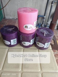 Liwanag Advent Candle #63 (Plain Pillar Candle #63)Burning Time:1 Days Sold Per Sets Size: 3" Diameter x 3" Height Good use for Advent Candle