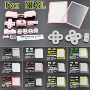 Multi Color Full Set Buttons & Screen Frame+ Conductive Rubber Repair Kit For NDSL Console Replacement Accessories