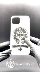 Softcase iPhone White Hype Chrome 11 Xr 12 13 Pro Max 8 14 Plus Mini