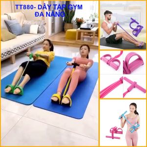Dây Kéo Đàn Hồi Cao Su Đa Năng Tập Bụng Thể Dục Tập Gym Tại Nhà. Dây Tập Bụng Co Giãn