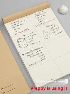 MONLEYTA | Thickened Draft Book For Primary And Secondary School Students College Students High School Students Junior High School Students To Check Calculations Tearable Math Exercise Book