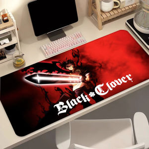 Bandai | Fashion Black Clover Mousepad Printing Computer Gamers Locking Edge HD Non-slip Mouse Pad XXL90x40cm Keyboard PC Desk Pad Funda