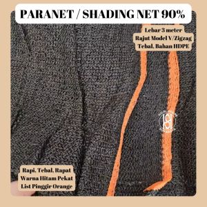 PARANET 90% LEBAR 3METER RAJUT ZIGZAG V / PARANET ROLL JARING/ SHADE SHADING NET 90%