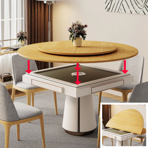 Mahjong Machine Desktop Cover Foldable Panel round Table For Home Round Square Mahjong Table Table Top Neutral