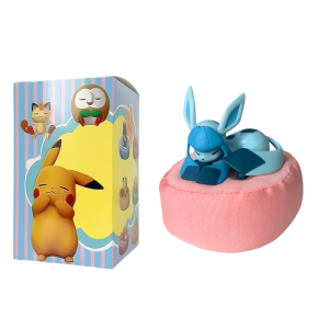 Bandai | Anime Poké Mon Blind Box Eevee Family Sleeping Series Figure 1-9 Pcs Eevee Sleep Series Hand Position Toys Gift for Friends