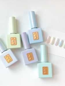 No Longer Afraid of Losing Powder South Korea Import Classy Manicure Gentlepink Manicure Fairy Aurora Color Glue