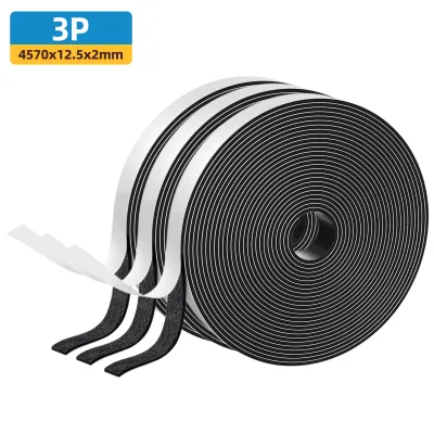 3/4.5M Self Adhesive Magnetic Strips Strong Magnetic Tape Flexible Magnet Strip for Fridge DIY Photo Poster Office Rubber Magnet
