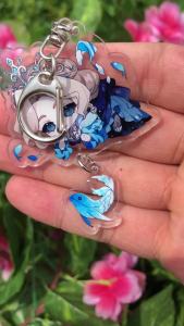 Game Identity Ⅴ Artist Mercenary Knight Priestess Photographer Cosplay Costumes Anime Key Chain Keychain Accessories Pendant