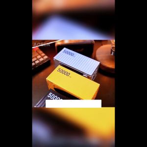 Container Power Bank 20000mah 66W+PD20W Portable Fast Charging Built-in 4 Cables Digital Display Powerbank Outdoor External Battery Pack