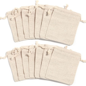 5/10Pcs Linen Drawstring Bags Multiple Sizes Coin Money Card Holder Gift Jewellery Pouch Cosmetic Washing Storage Bags Supply