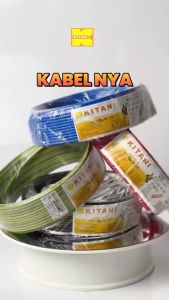 KITANI - NYA 4 mm² -  100 Meter -  Kabel Listrik Tembaga Kawat