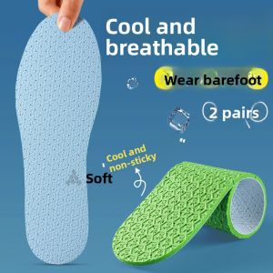 ZUYINBULUO | Ultra Thin Absorbent Anti-Odor Ice-Cool Breathable Slip-Resistant Insoles