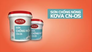 Sơn chống nóng KOVA CT-04 Chính Hãng. Giảm nhiệt độ bề mặt mái tôn tườn nhà làm mát ngôi nhà bạn